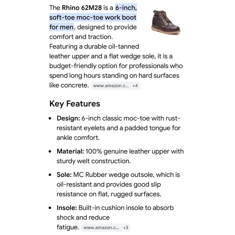 Rhino 62M28 Mens 6